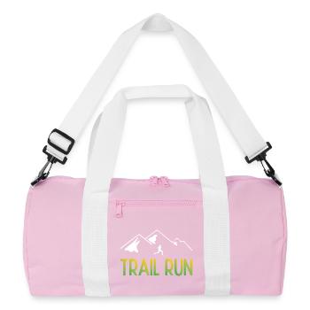 Course de sentier - Sac de sport recyclé - rose/blanc - Devant