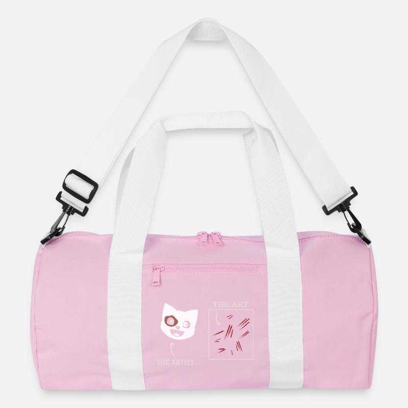 Katzen Kunst Recycelte Duffel Bag