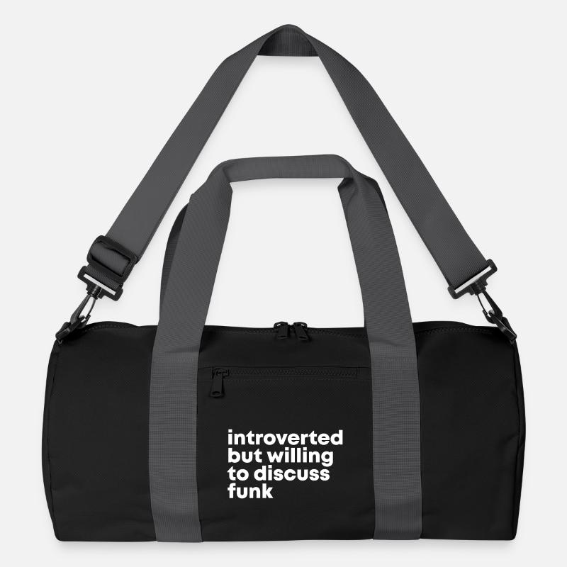 Funk - Recycelte Duffel Bag - Schwarz/Graphitgrau