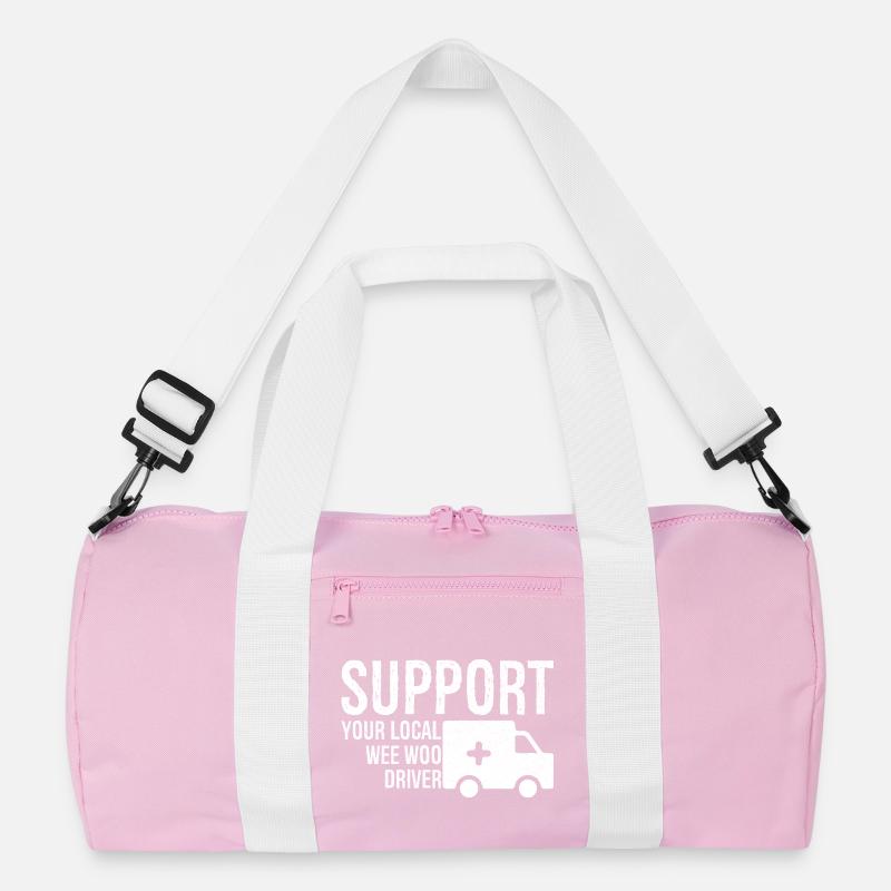 support your local wee woo driver Recycelte Duffel Bag