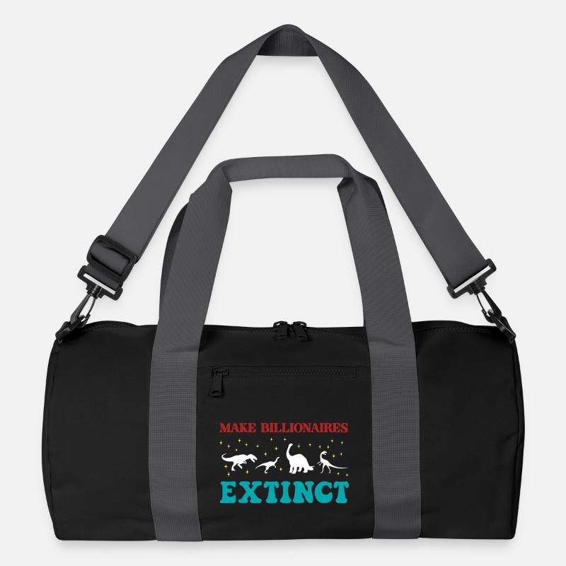 Make Billionaires Extinct Recycled Duffel Bag