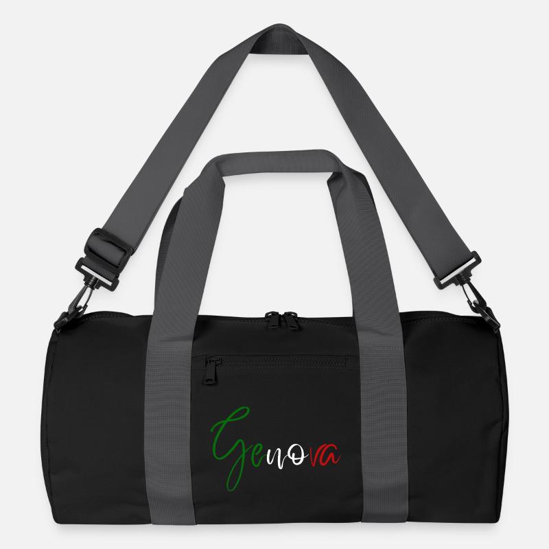 Amo Genoa, elegantes minimalistisches Design Recycelte Duffel Bag