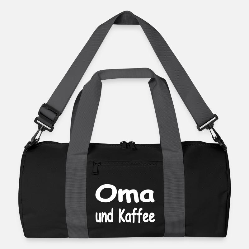 Grand-mère - Sac de sport recyclé - noir/gris graphite