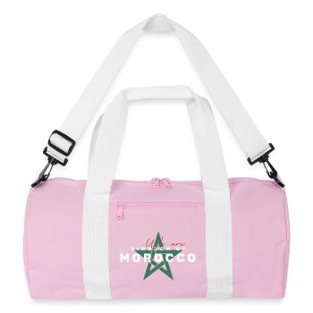 We are Kingdom of Morocco - Sac de sport recyclé - rose/blanc - Devant