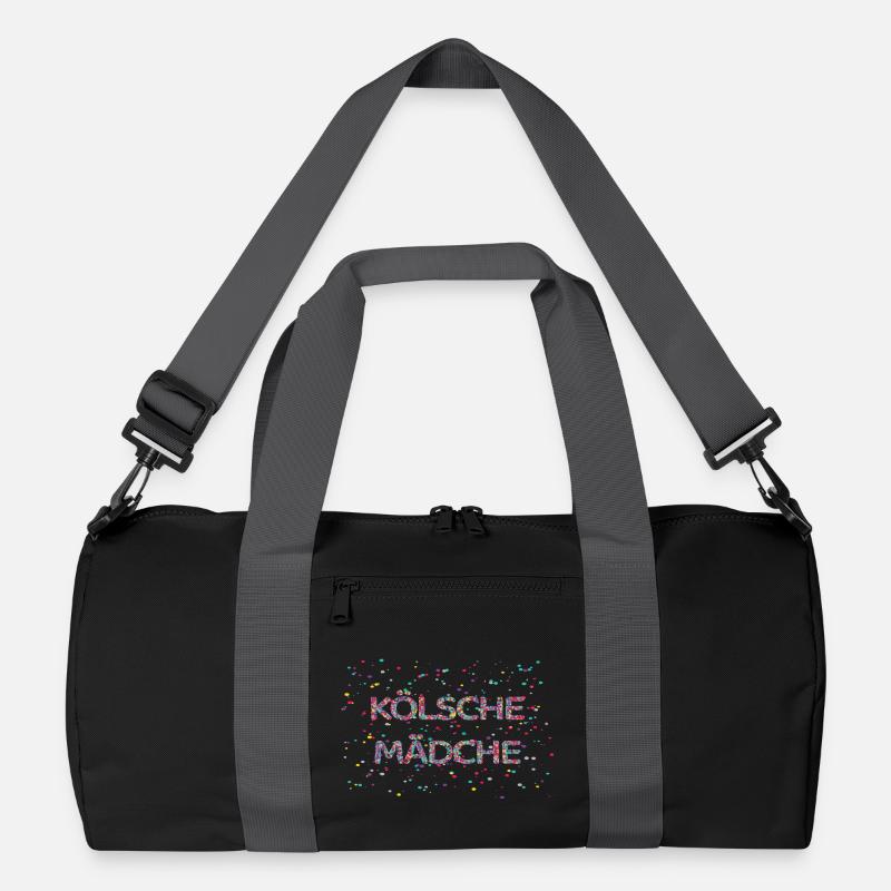 Kölsche Mädche Fasching Karneval Konfetti Kostüm Recycelte Duffel Bag