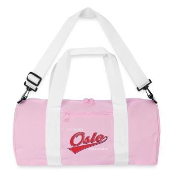 Je me suis perdu à Oslo et j’ai adoré - Nordic Travel - Sac de sport recyclé - rose/blanc - Devant