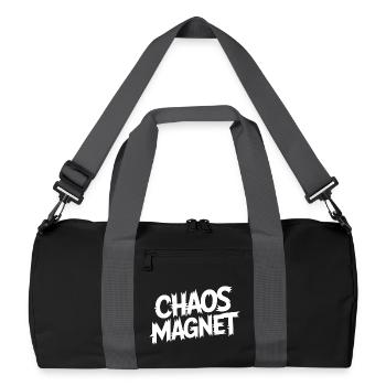 Chaos Magnet - Recycled Duffel Bag - black/graphite grey - Front