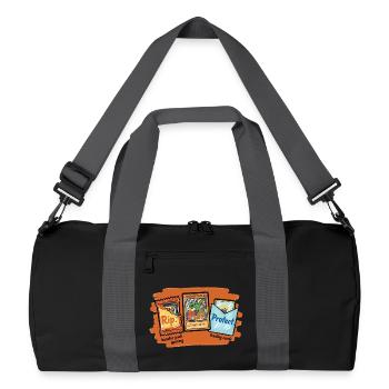 Rip Pull Protect Sammelkarten-Boosterpack-Öffnung - Recycelte Duffel Bag - Schwarz/Graphitgrau - Vorne