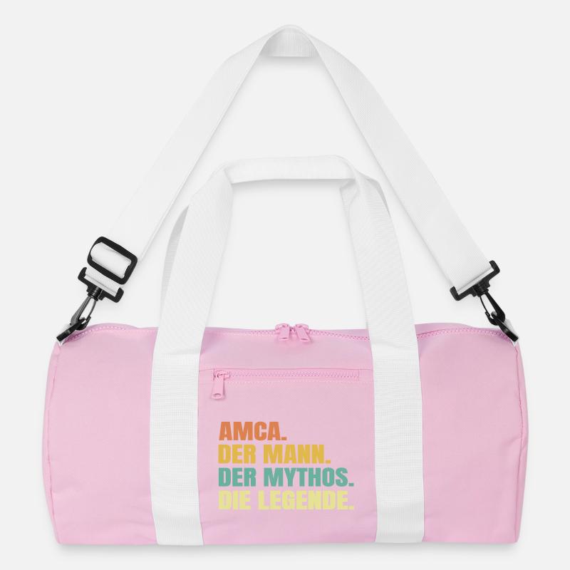 Amca Der Mann Der Mythos Die Legende Retro Recycelte Duffel Bag