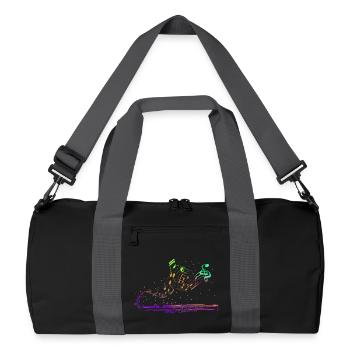  Marimbist Percussion Section Marching Band Pit - Recycled Duffel Bag - black/graphite grey - Front