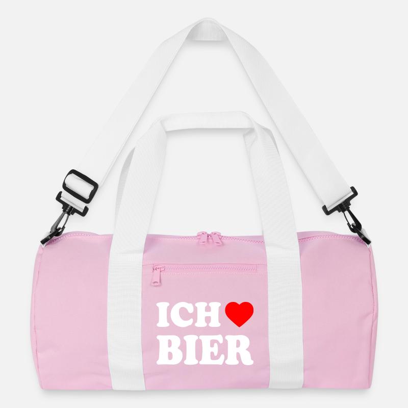Ich liebe bier Recycelte Duffel Bag