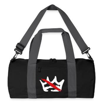 No King - Recycled Duffel Bag - black/graphite grey - Front