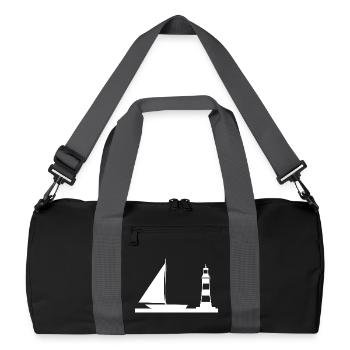 Sail - Recycled Duffel Bag - black/graphite grey - Front