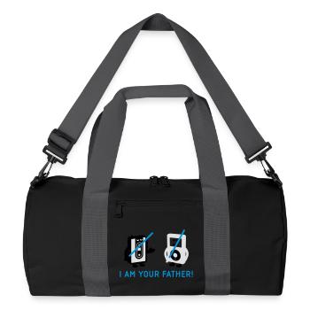 darth vader vs pod - Sac de sport recyclé - noir/gris graphite - Devant