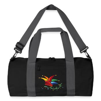 Carnaval Carnaval Bonnet de fou de Cologne Carnaval - Sac de sport recyclé - noir/gris graphite - Devant