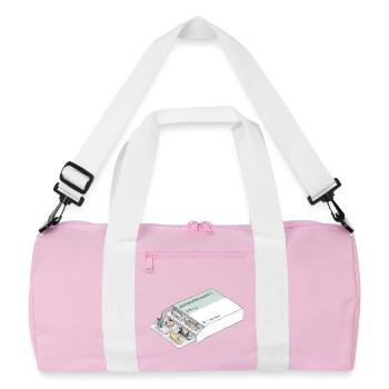 Antidepressants Cats - Anti Depressionen Pillen - Recycelte Duffel Bag - Rosa/Weiß - Vorne