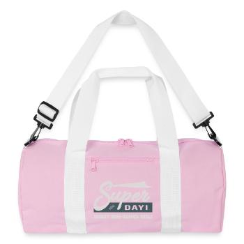 Mon oncle Türk Super Dayi, unique et patron - Sac de sport recyclé - rose/blanc - Devant