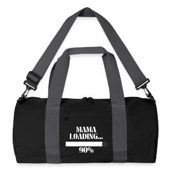 Mama Chargement - Sac de sport recyclé - noir/gris graphite - Devant