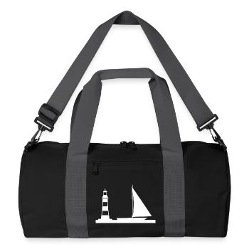 Sail - Recycled Duffel Bag - black/graphite grey - Front