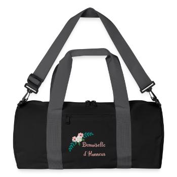 Bridesmaid - Bucolic Collection - Recycled Duffel Bag - black/graphite grey - Front