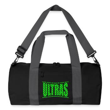 ultras cadeau de conception de t-shirt pour les fans de football - Sac de sport recyclé - noir/gris graphite - Devant