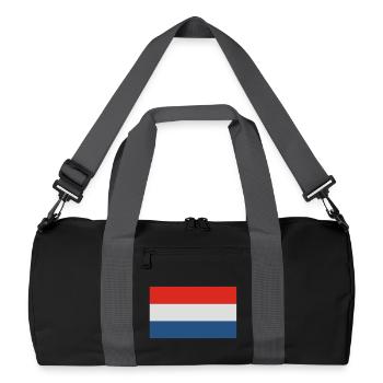 Holland - Sac de sport recyclé - noir/gris graphite - Devant