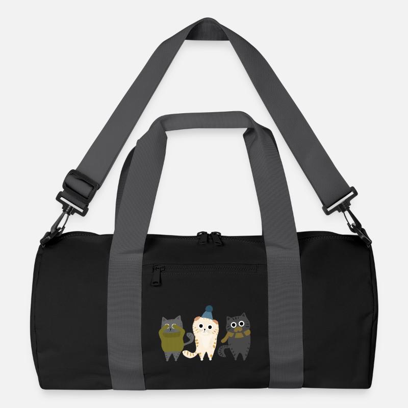 Drei Katzen Recycelte Duffel Bag
