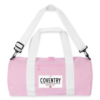 Coventry place sign - Recycled Duffel Bag - pink/white - Front