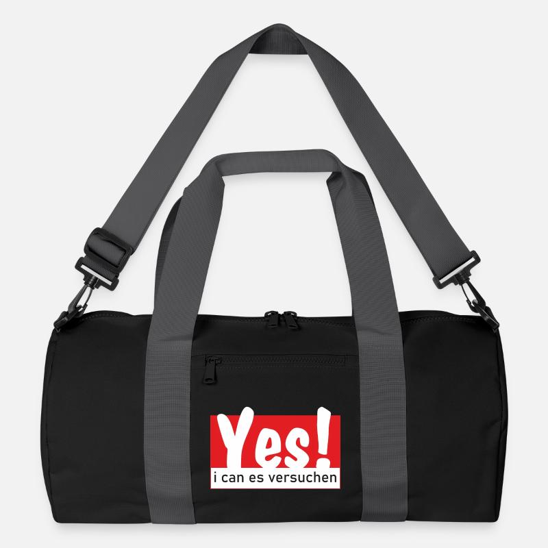 Yes i can es versuchen Recycelte Duffel Bag