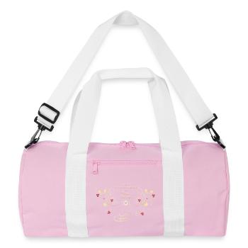 Joyeux Noël, Bonne Année - Sac de sport recyclé - rose/blanc - Devant