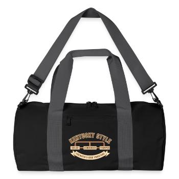 Kentucky Style - Sac de sport recyclé - noir/gris graphite - Devant