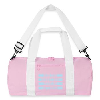 Being Your Favorite Child Seems Like Gift Enough - Recycled Duffel Bag - pink/white - Front