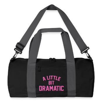 A Liitle Bit Dramatic - Recycled Duffel Bag - black/graphite grey - Front