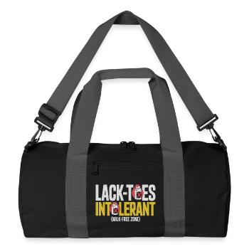 Lack Toes Intolerant Milk Free Zone - Recycled Duffel Bag - black/graphite grey - Front