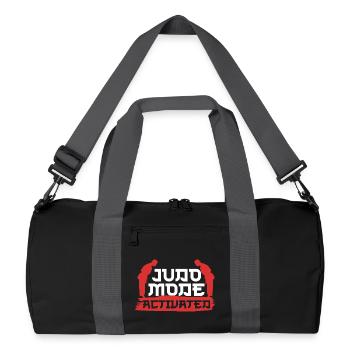 Judo Arts martiaux - Sac de sport recyclé - noir/gris graphite - Devant