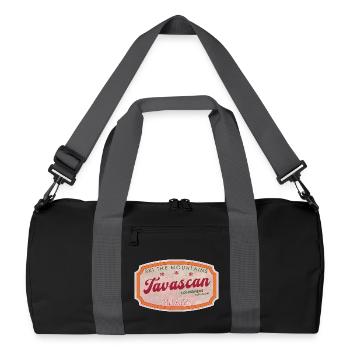 Tavascan Spanien Alpine Label - Recycelte Duffel Bag - Schwarz/Graphitgrau - Vorne