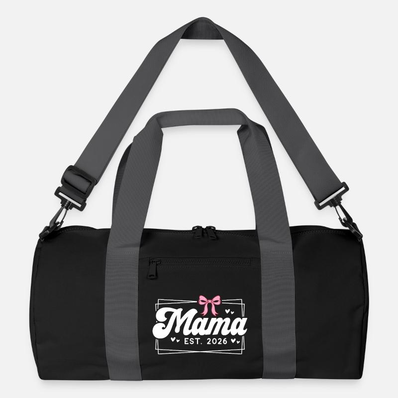 Mama EST 2026 - Sac de sport recyclé - noir/gris graphite