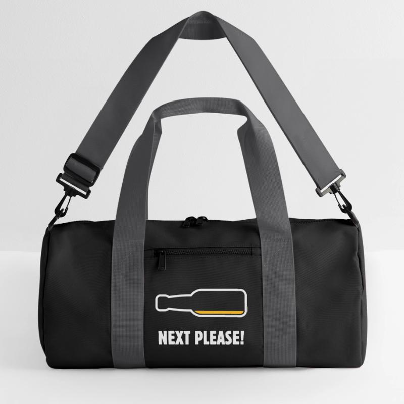 Next Please! (Bier / Bierchen / NEG 2C) Recycelte Duffel Bag