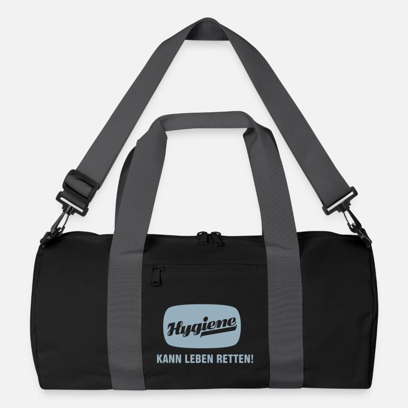 Hygiene can save lives! Recycled Duffel Bag