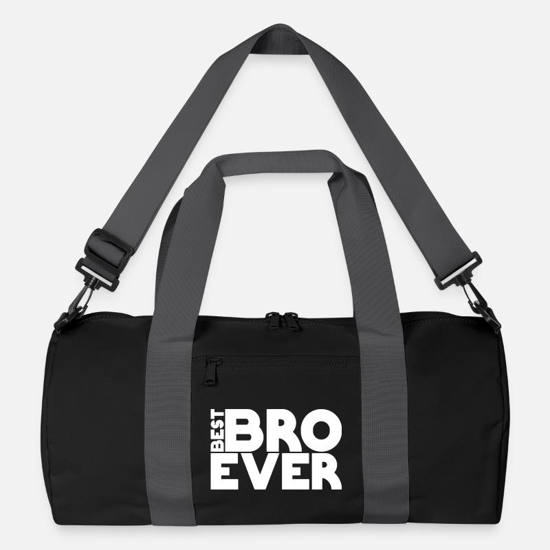meilleur BRO de tous les temps - Sac de sport recyclé - noir/gris graphite