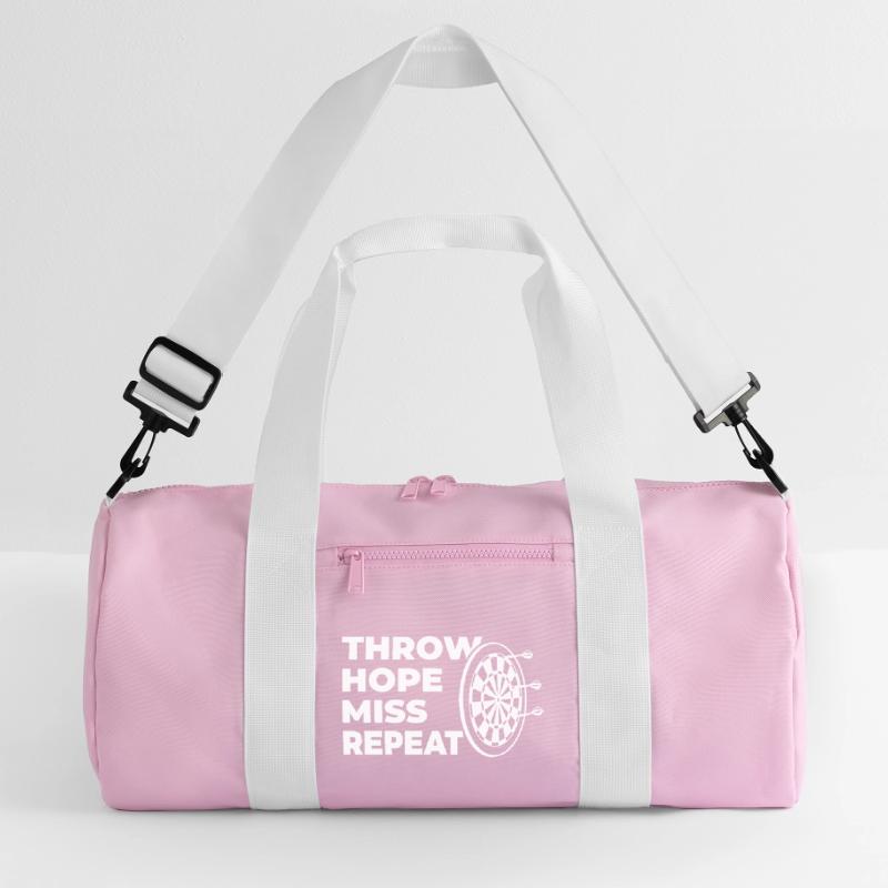 lancer, espérer, manquer, répéter Sac de sport recyclé