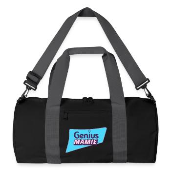 Genius Granny - Recycled Duffel Bag - black/graphite grey - Front