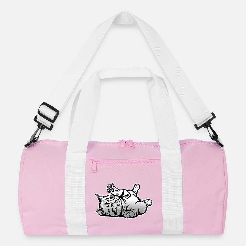 Verspielte Katze  Recycelte Duffel Bag