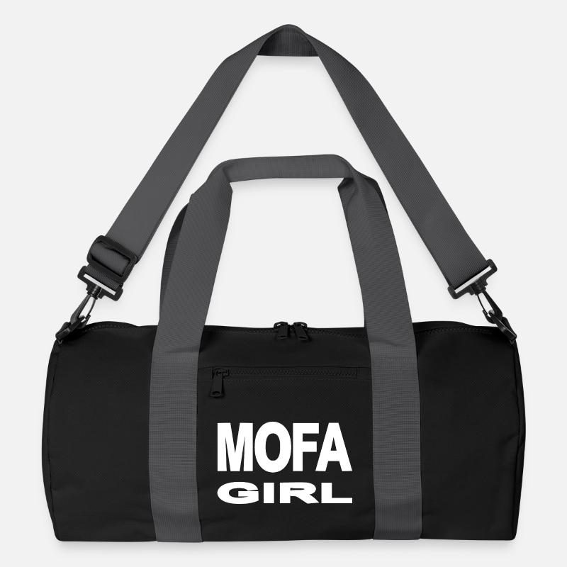 Mofa - Recycelte Duffel Bag - Schwarz/Graphitgrau