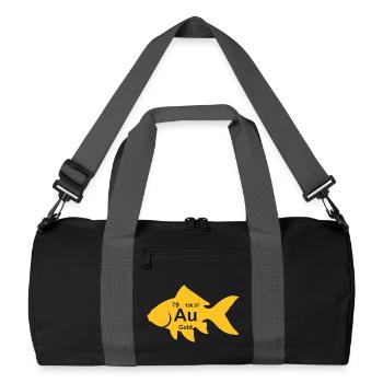 Goldfish Au Gold Element Science Lover  - Recycled Duffel Bag - black/graphite grey - Front