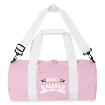 Rendre Kalmar grand à nouveau - Sac de sport recyclé - rose/blanc - Devant