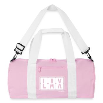 Los Angeles LAX, T-shirt souvenir de la ville, casquette, sac - Sac de sport recyclé - rose/blanc - Devant