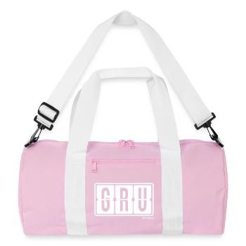 São Paulo GRU, City Souvenir Hoodie, Bag, Mug - Recycled Duffel Bag - pink/white - Front