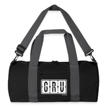 São Paulo GRU, sweat à capuche souvenir de la ville, sac, tasse - Sac de sport recyclé - noir/gris graphite - Devant