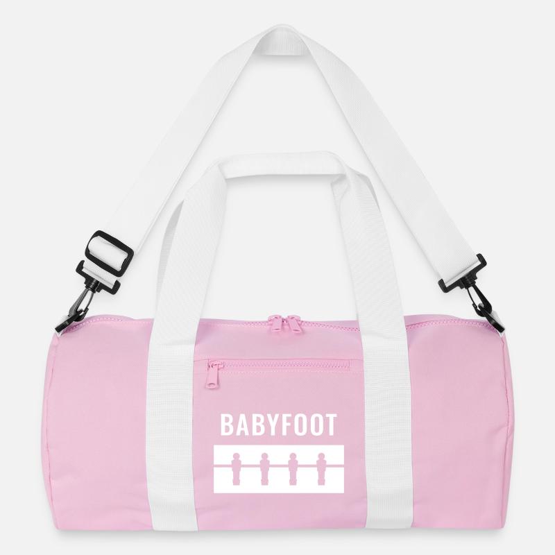 Weißer Tischkicker Recycelte Duffel Bag